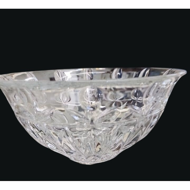 Block Tulip Garden Crystal Bowl