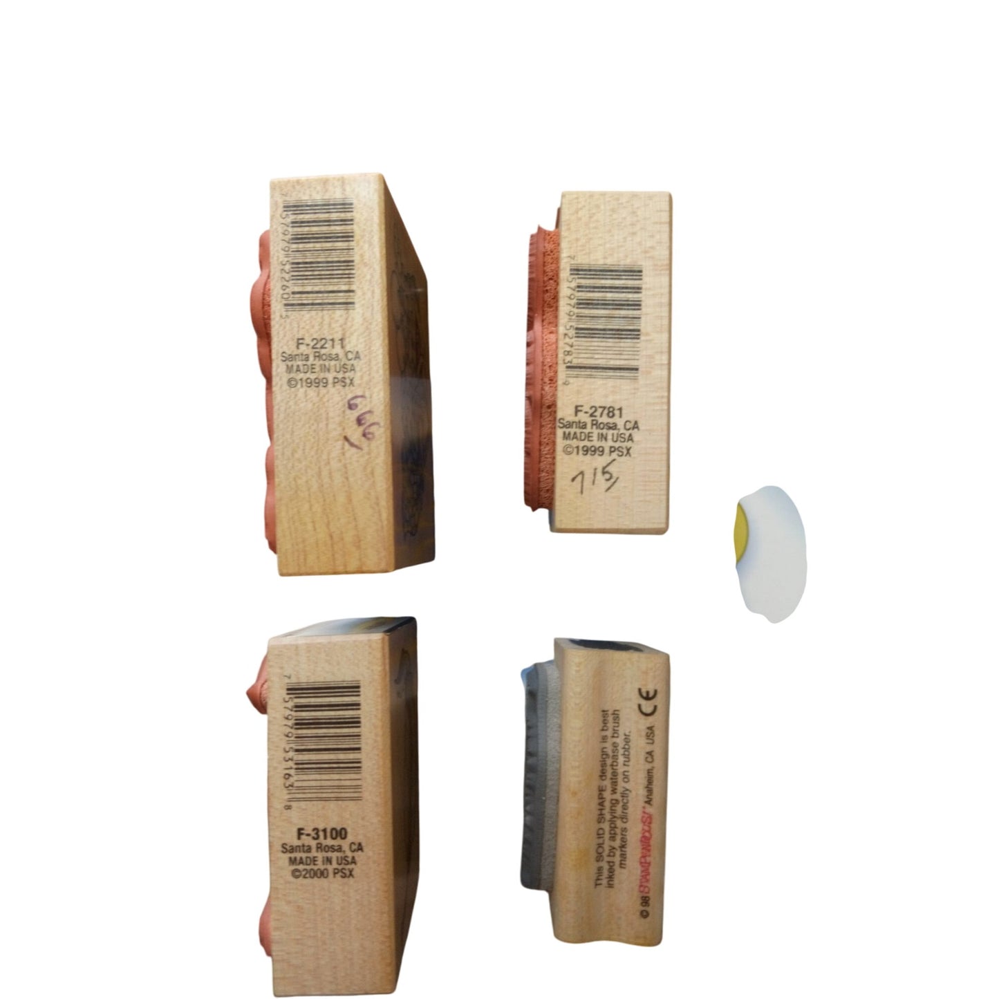 Rubber Stamp Basket Leaf