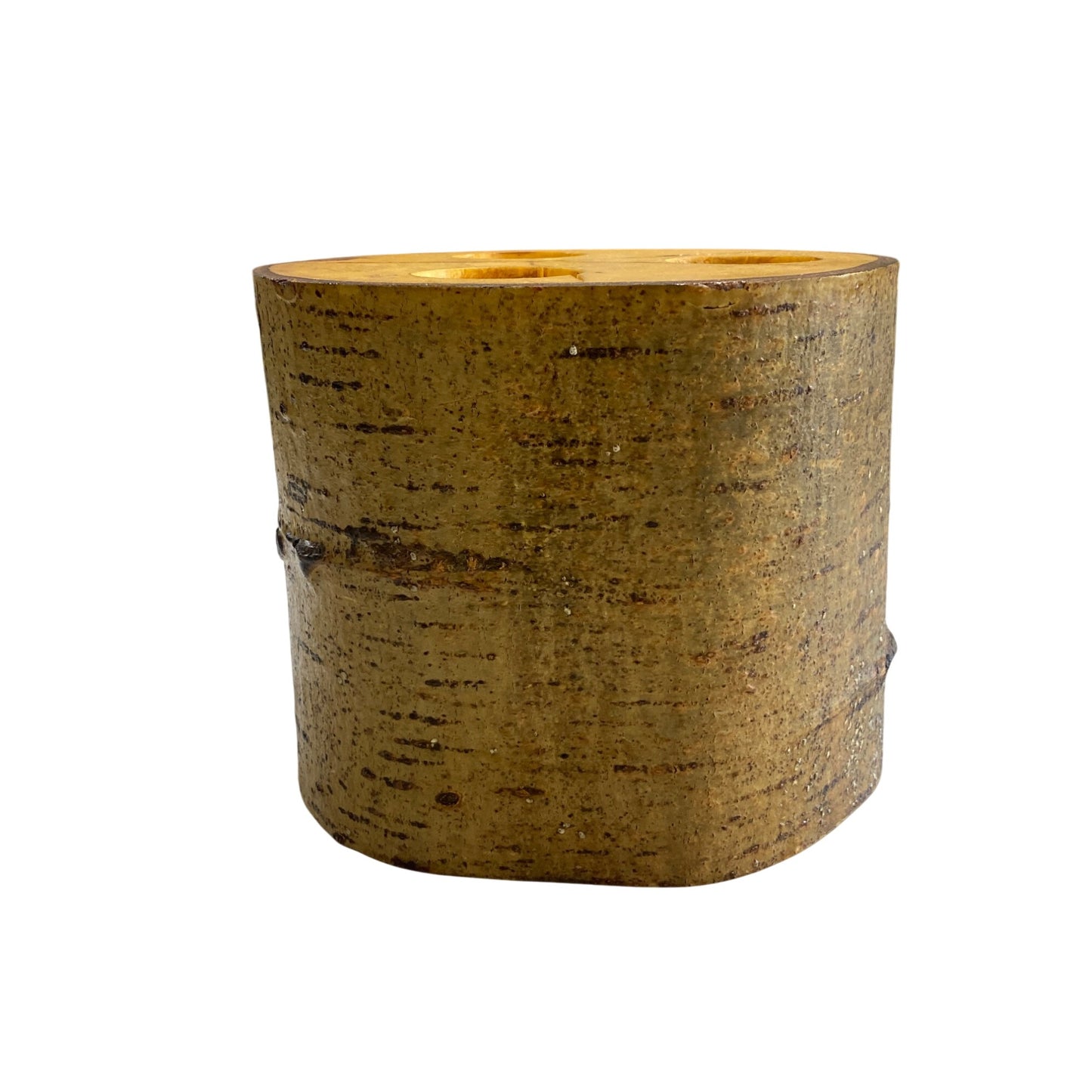 Log Candle Holder