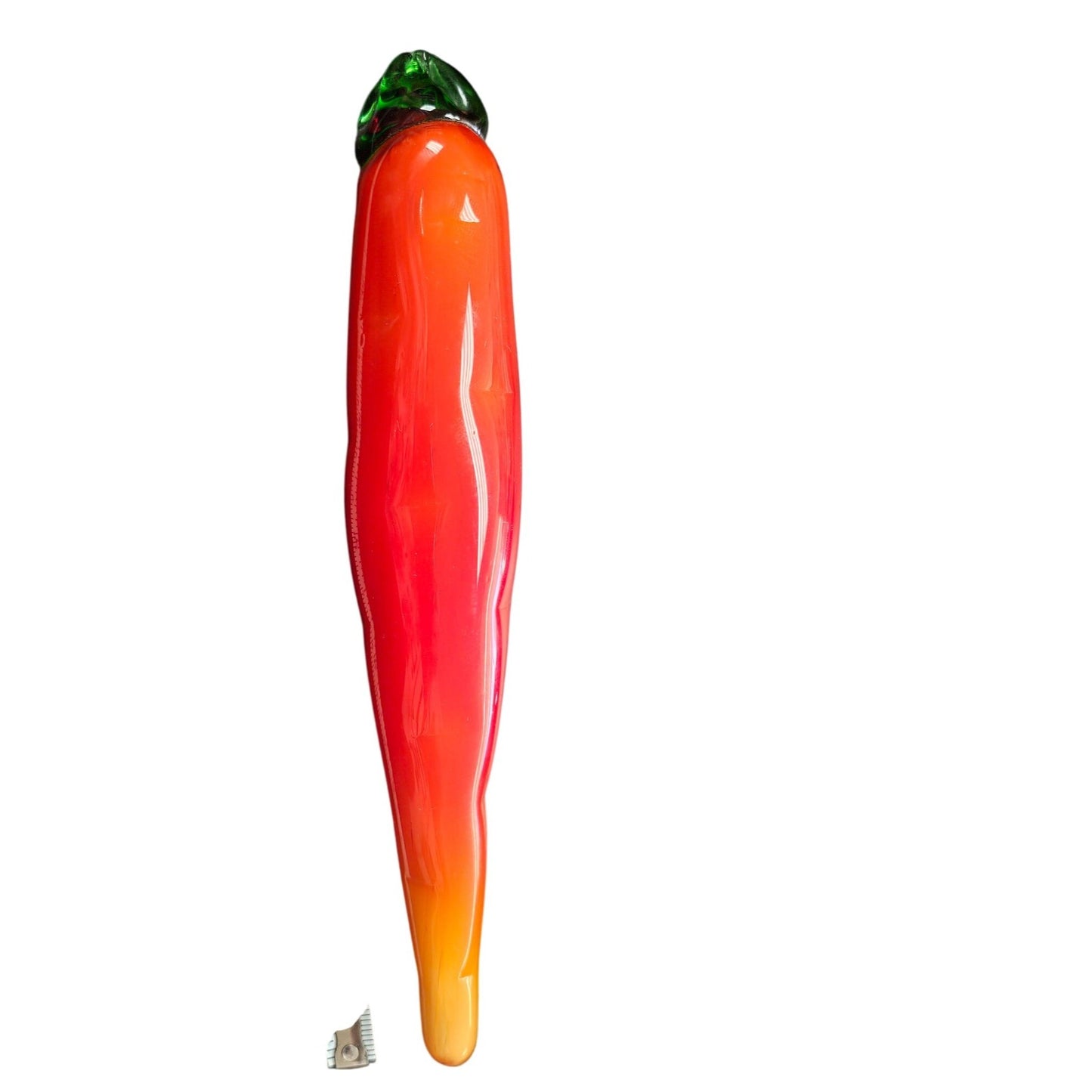 Glass Pepper Figurine