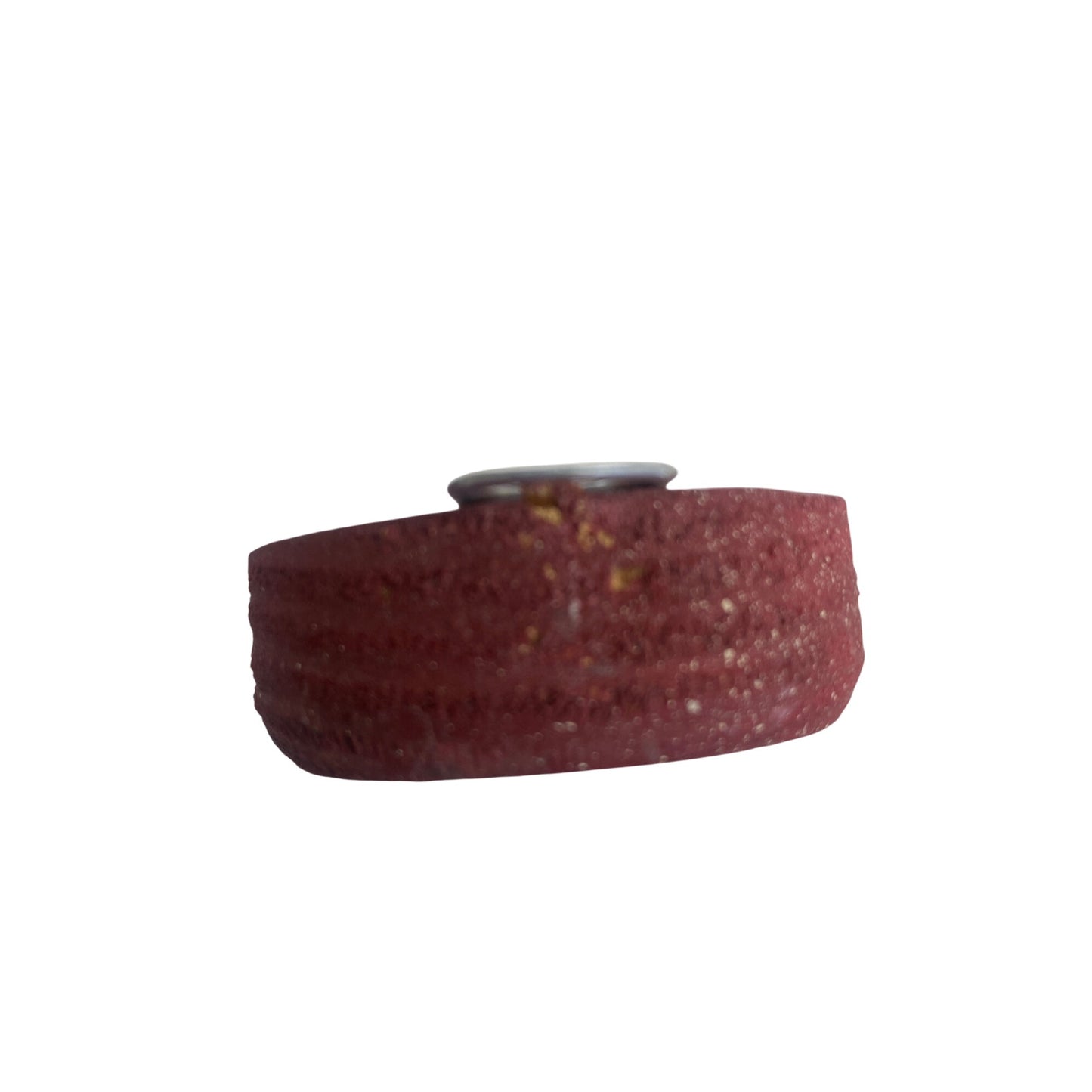 Handcrafted Red Wooden Santa Claus Wall Decor With Soda Tab Hanger