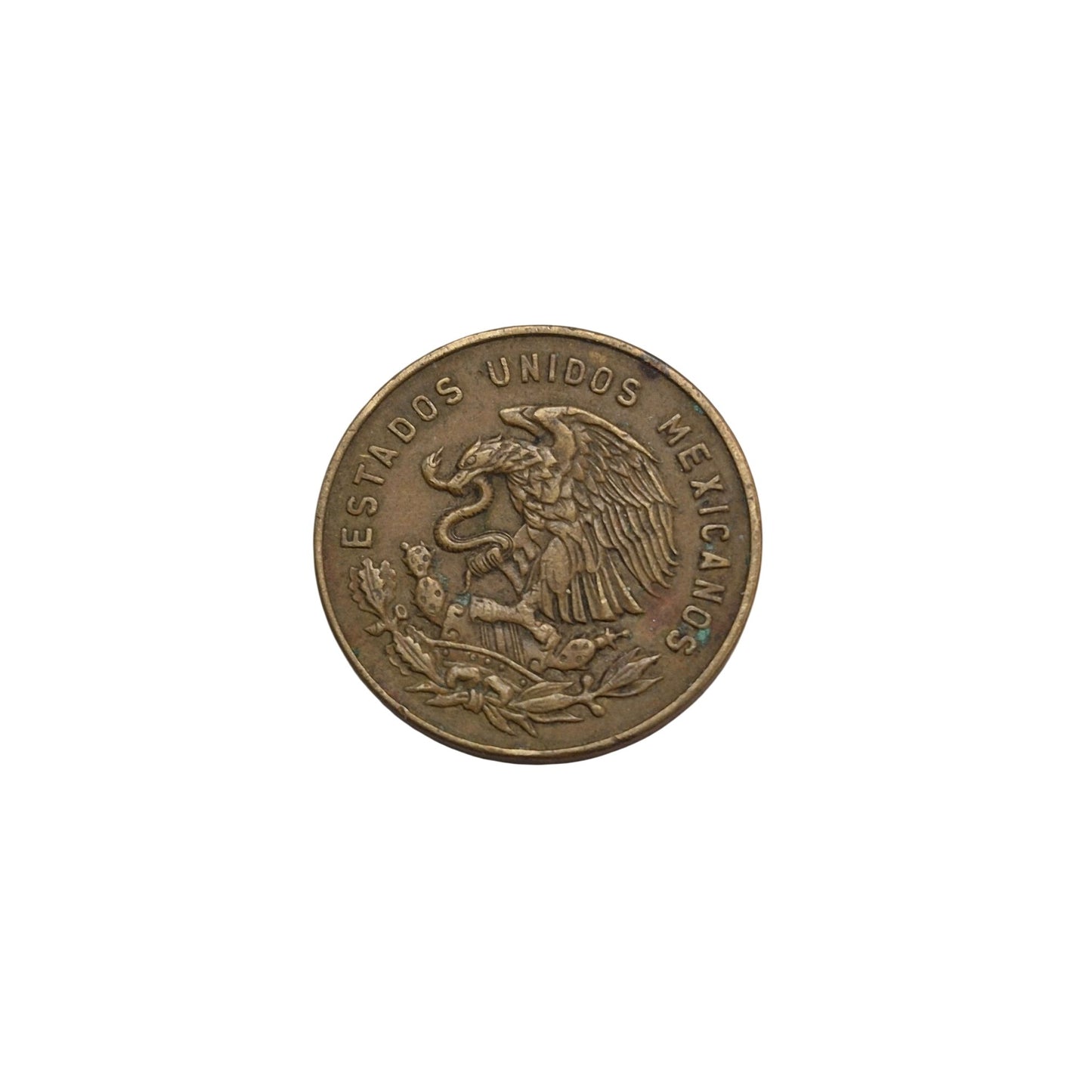 1968 Cinco Centavos Mexican Coin - Estados Unidos Mexicanos Vintage Collectible
