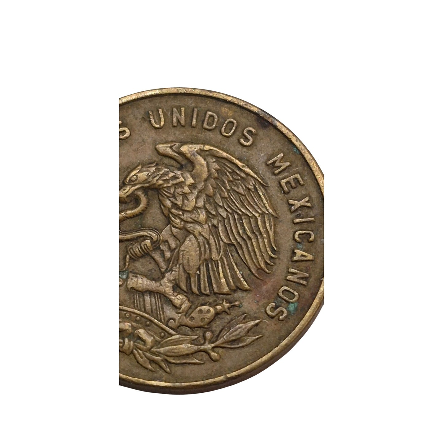 1968 Cinco Centavos Mexican Coin - Estados Unidos Mexicanos Vintage Collectible