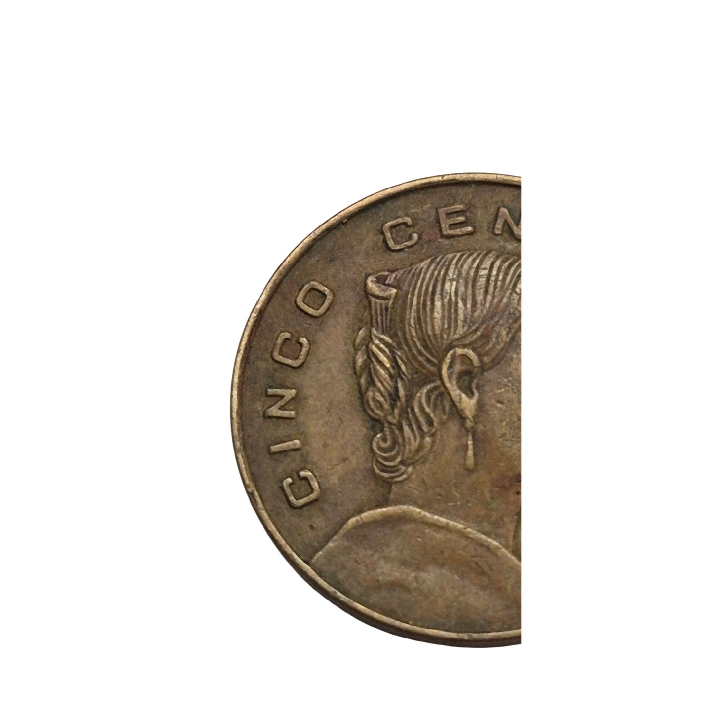 1968 Cinco Centavos Mexican Coin - Estados Unidos Mexicanos Vintage Collectible