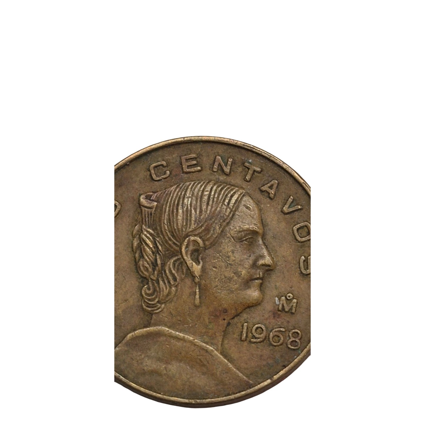 1968 Cinco Centavos Mexican Coin - Estados Unidos Mexicanos Vintage Collectible