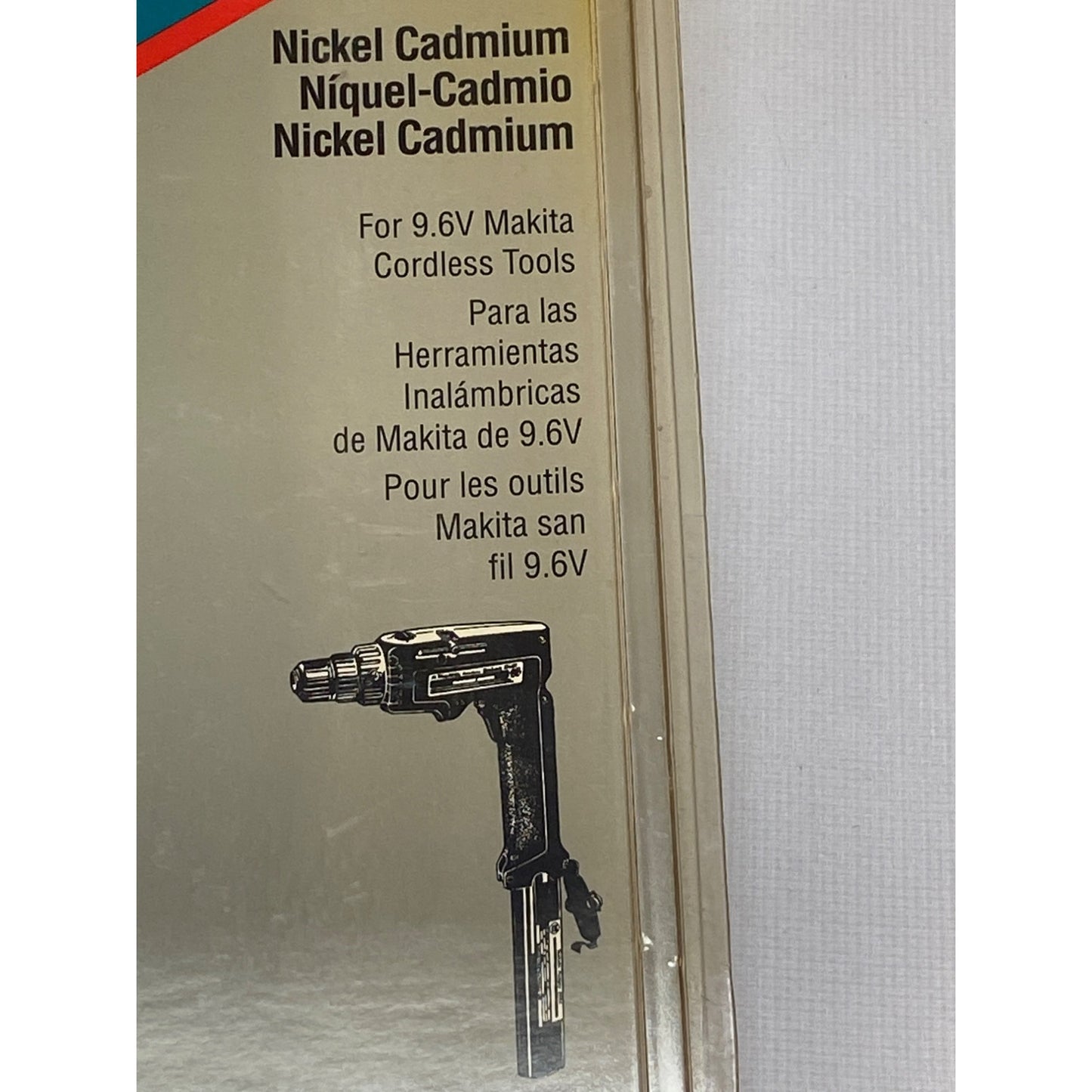 Makita Rechargeable Battery 9000 Ni-Cd 9.6VDC For Cordless Tools