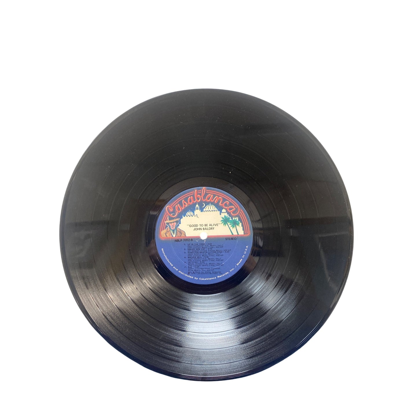 Good To Be Alive John Baldry Vinyl LP Record Casablanca