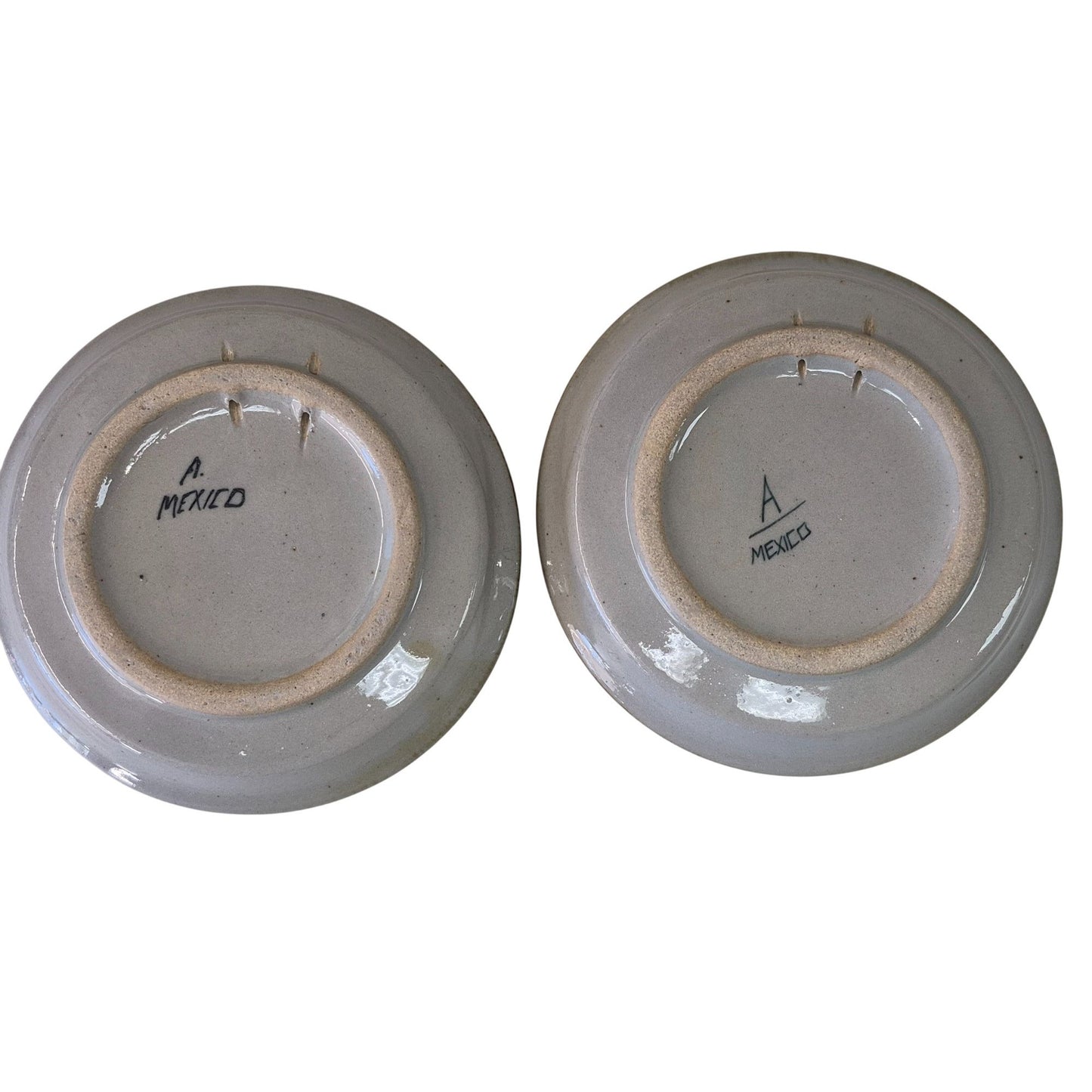 Mexican Pottery Cactus Plates - 2