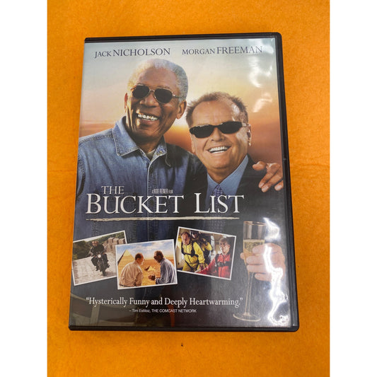 The Bucket List DVD Movie Starring Jack Nicholson & Morgan Freeman