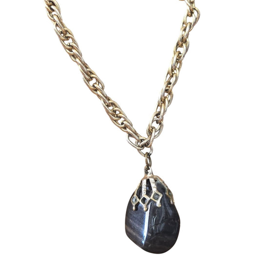 Handmade Agate Pendant Necklace