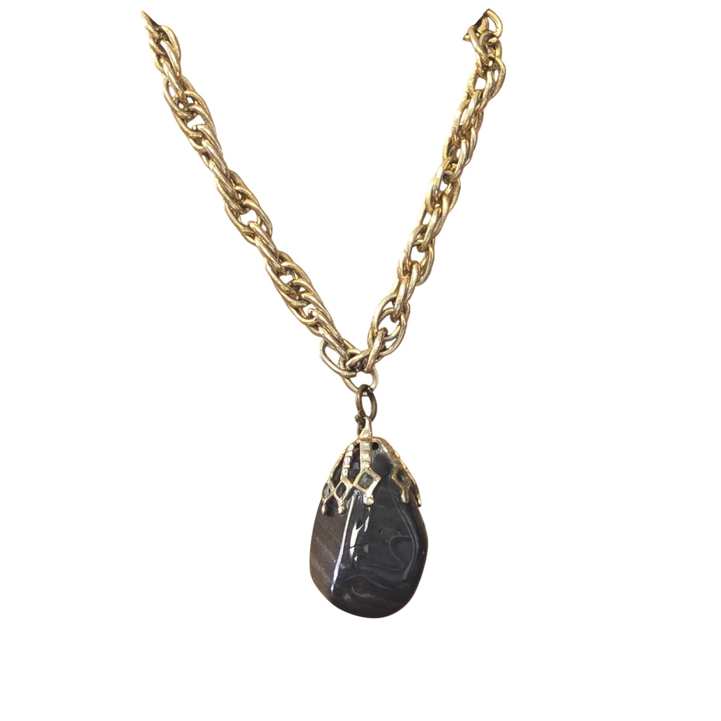 Handmade Agate Pendant Necklace