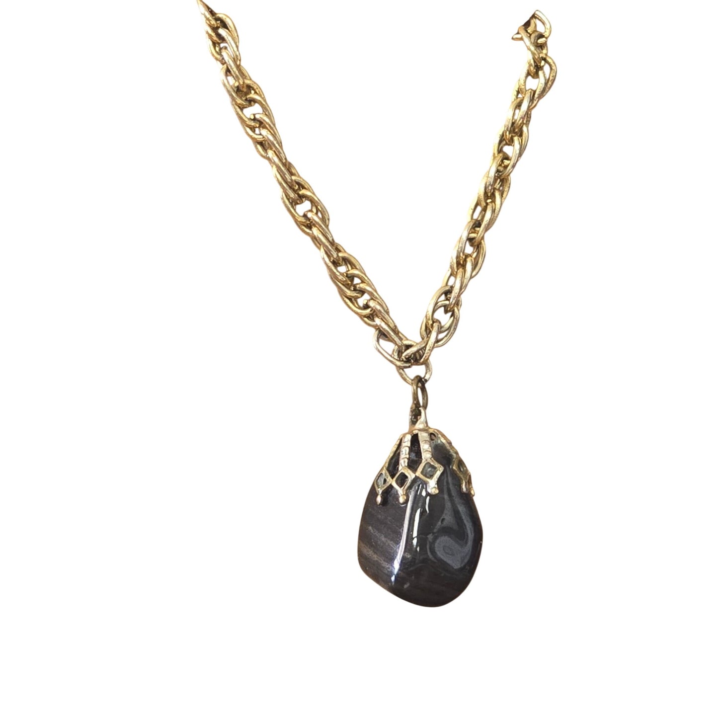 Handmade Agate Pendant Necklace