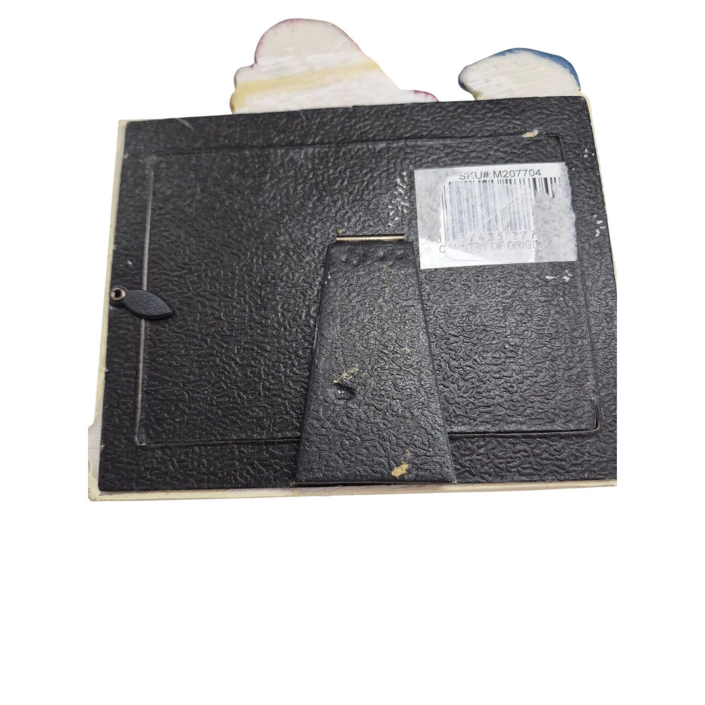 Vintage 3.5x5 Christmas 3D Picture Frame With Santa Claus