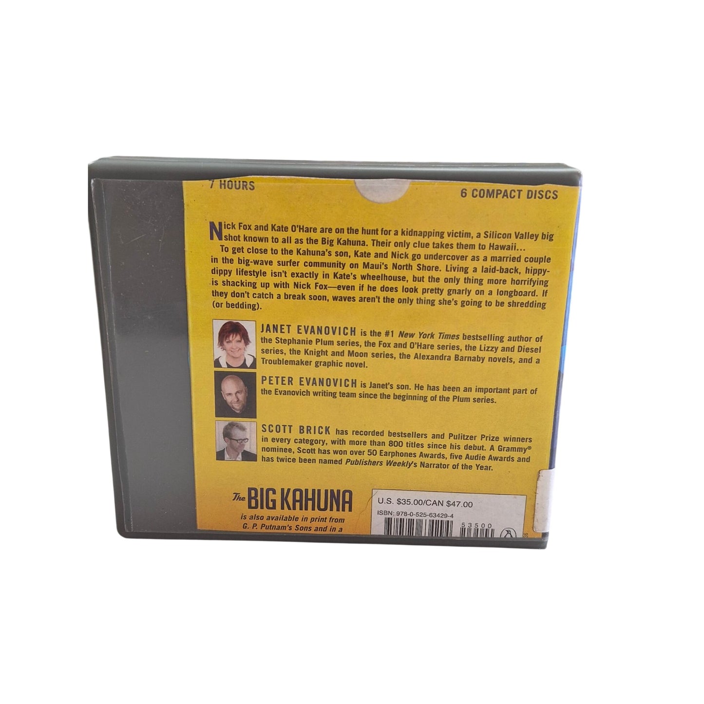 The Big Kahuna Audio Book By Janet & Peter Evanovich 6 CDs Penguin Audio Compact Case