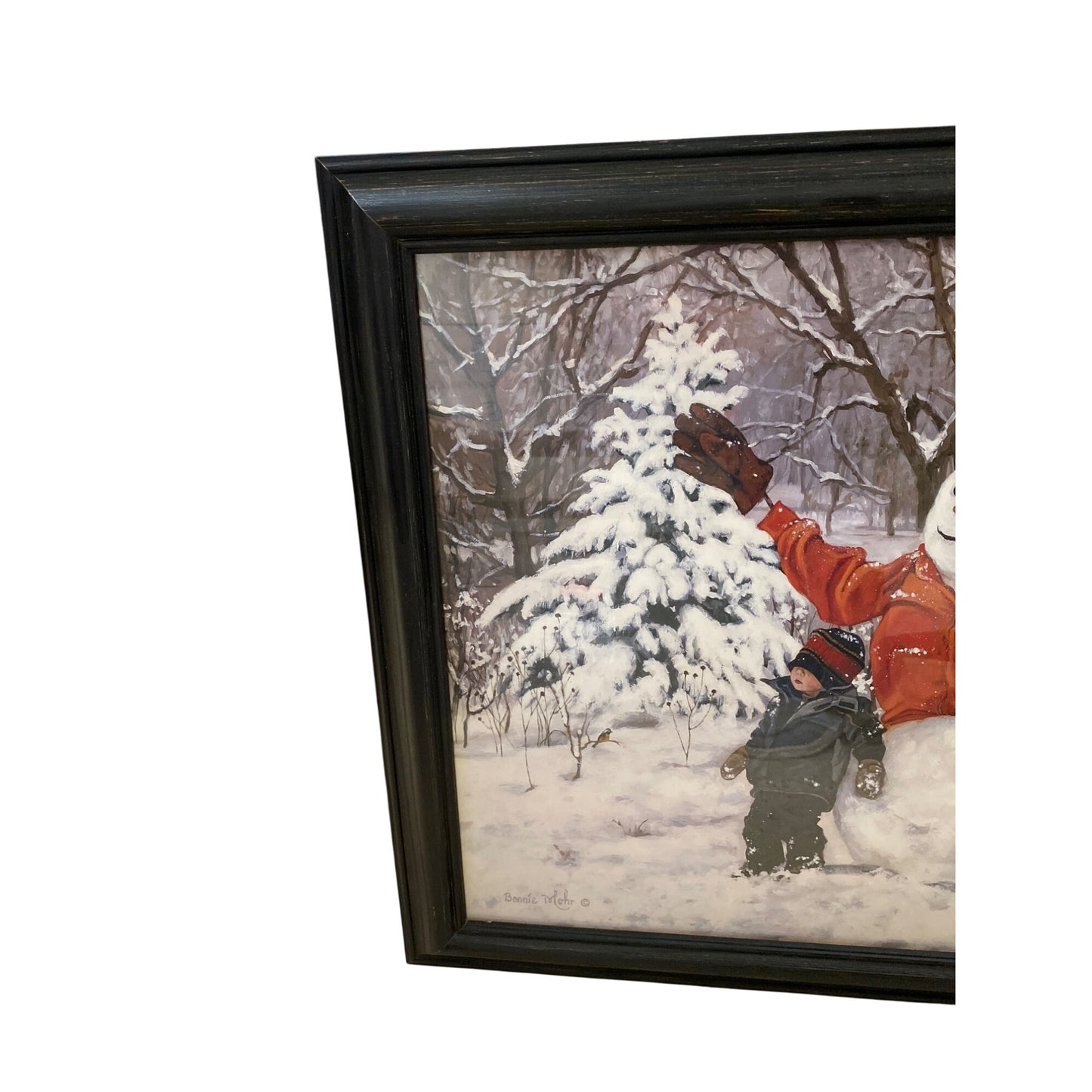 Framed Bonnie Mohr Snowman