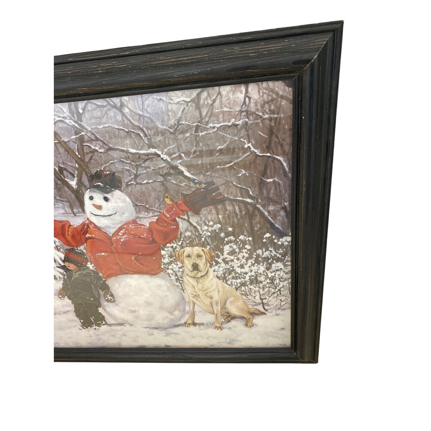 Framed Bonnie Mohr Snowman