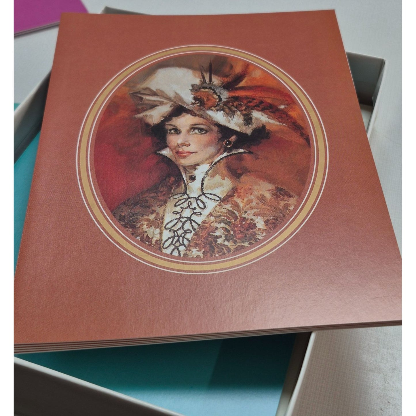 Vintage Avon 1990 "The Four Seasons" Mrs. P.F.E. Albee Notecards Set 4 Designs in Box Made in Japan