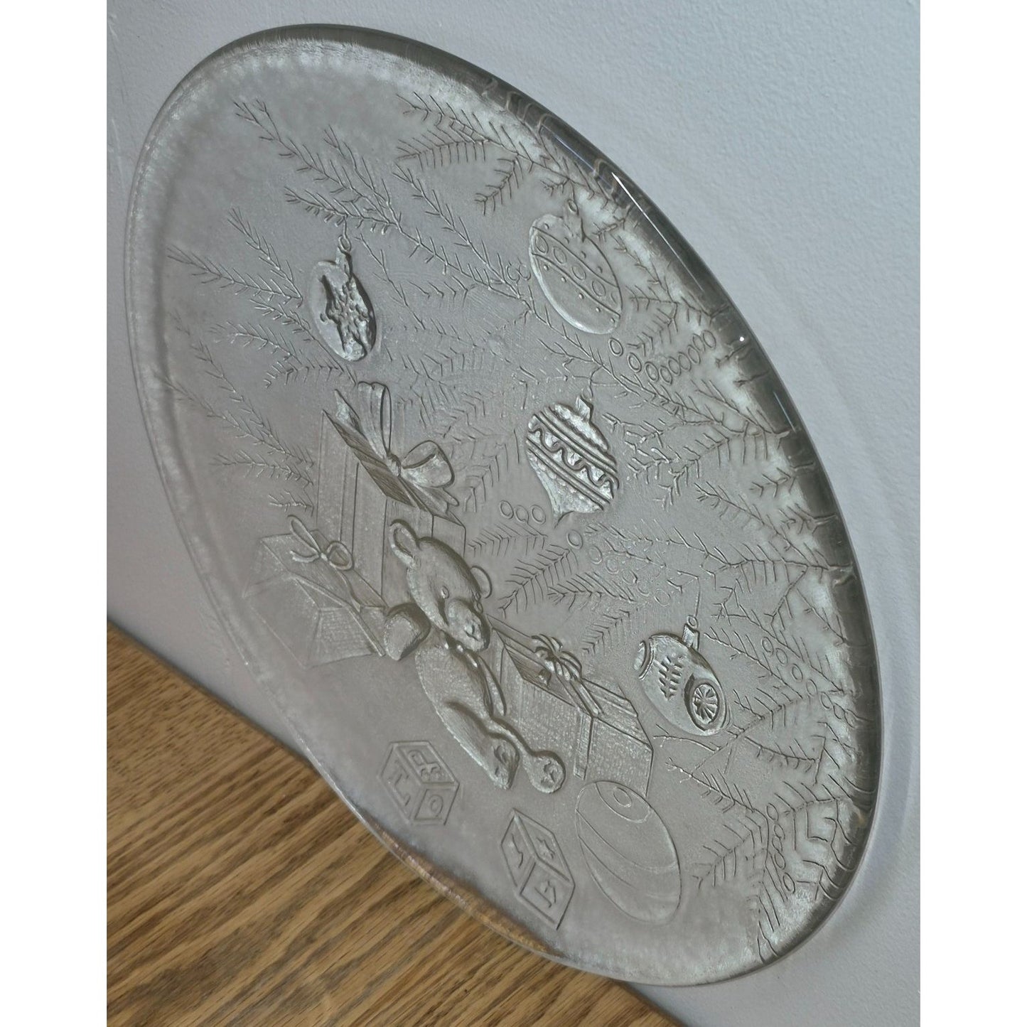 Christmas Platter Teddy Bear