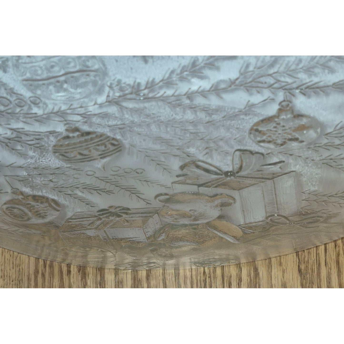 Christmas Platter Teddy Bear