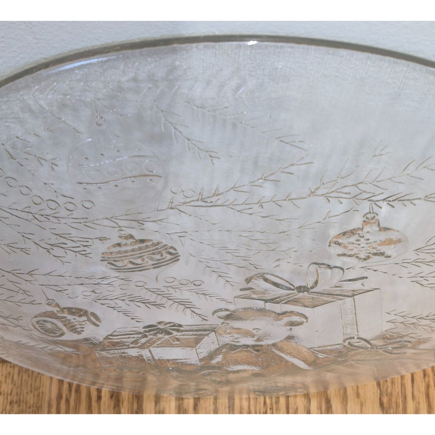 Christmas Platter Teddy Bear