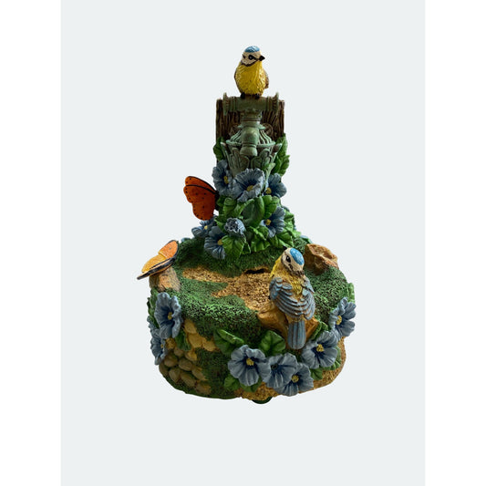 Bluebird & Butterfly- Water Fountain-