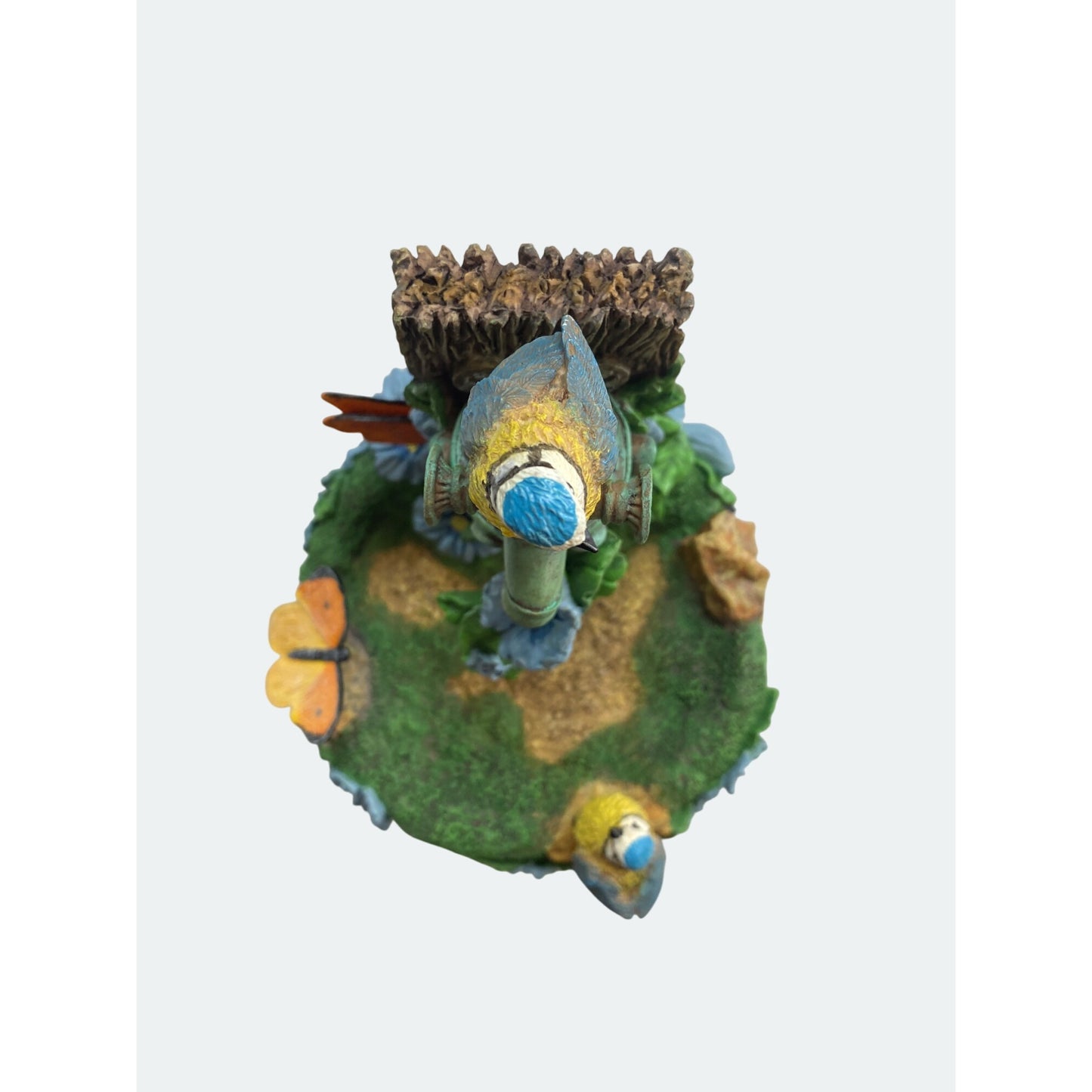 Bluebird & Butterfly- Water Fountain-