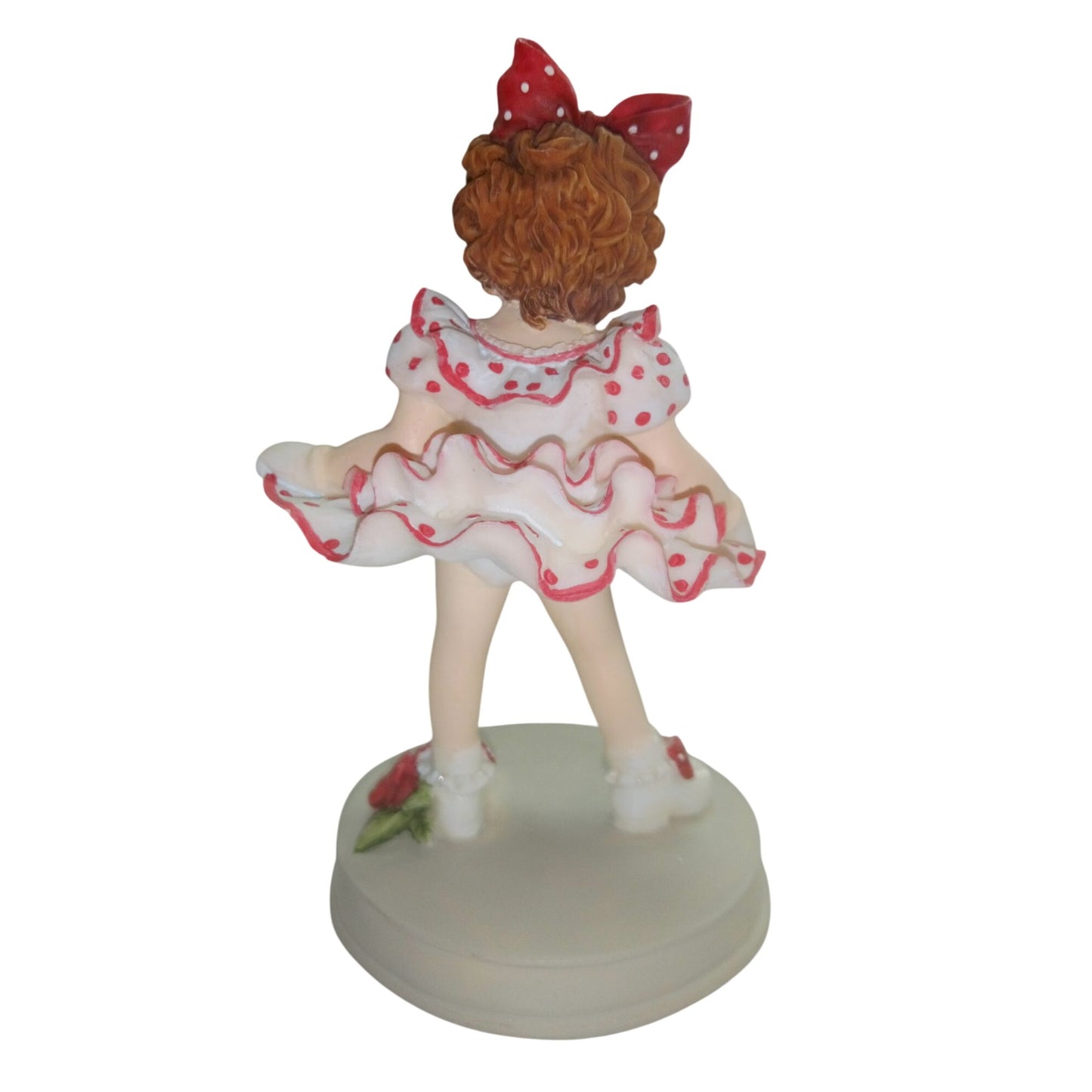 Polka Dot Girl Figurine By Enesco