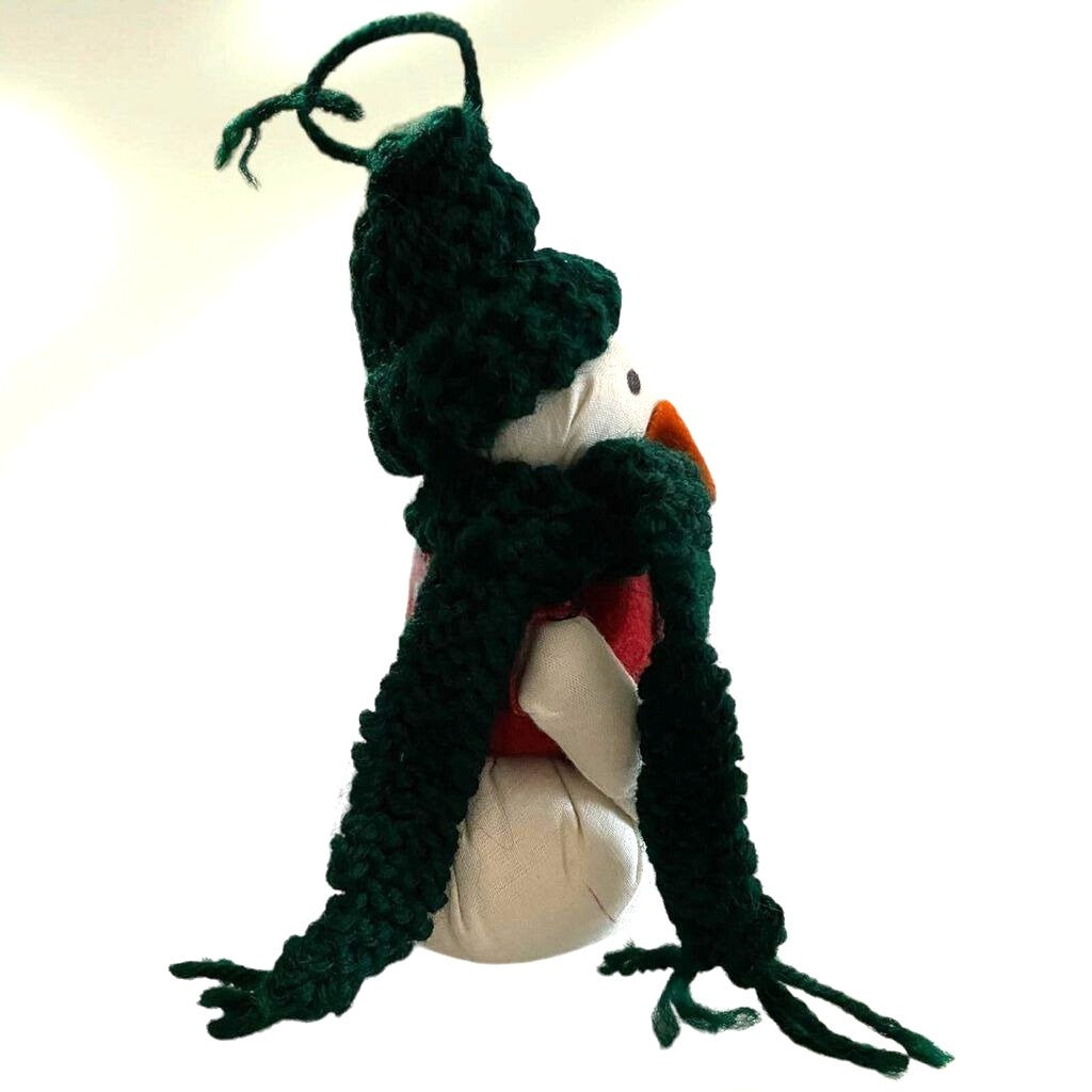 Cloth Snowman Winter Ornament Christmas Holiday Frosty