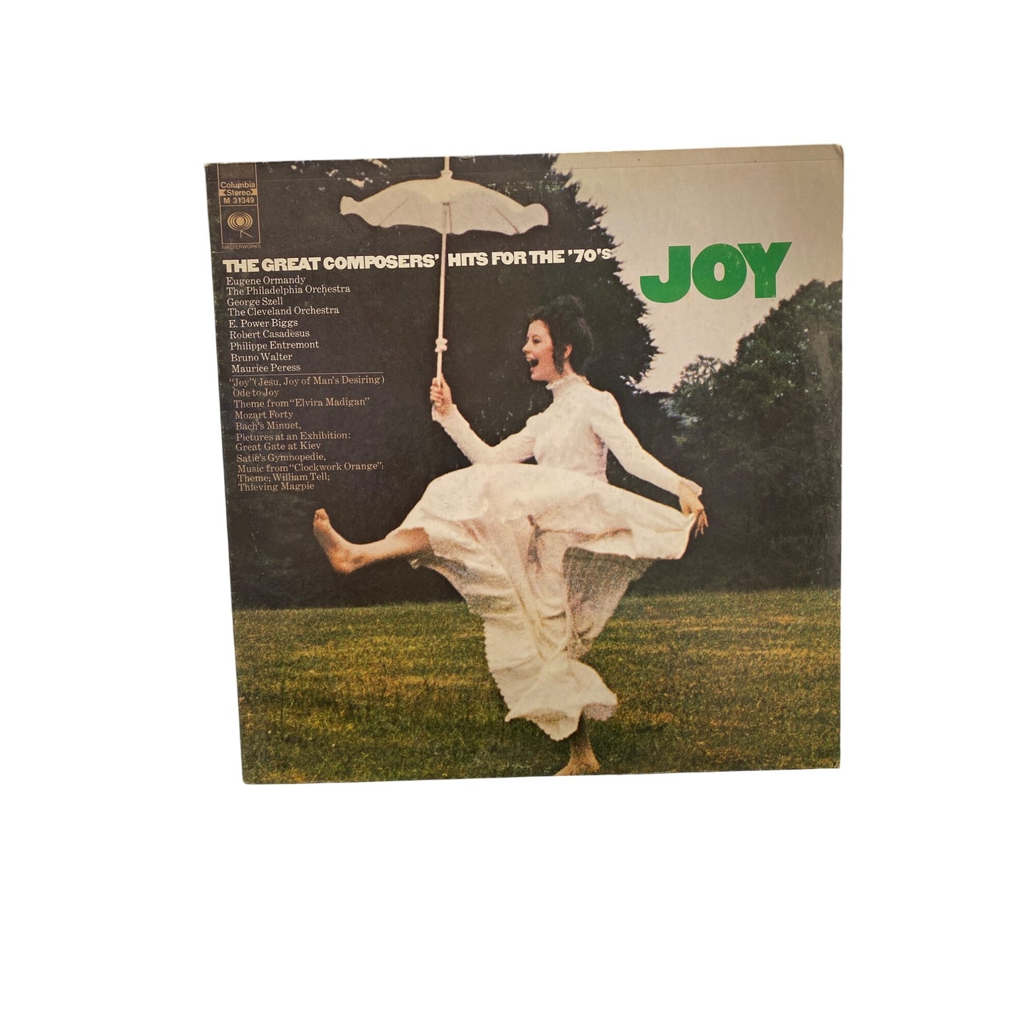 Joy The Great Composers Hits For The 70s Vinyl LP By Columbia Symphony Orchestra