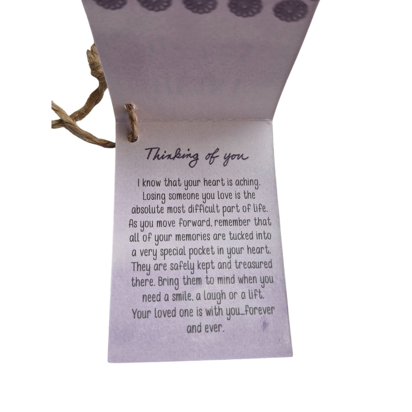 Taylor Creek Sympathy Bell Heart & Notes By Lori Siebert
