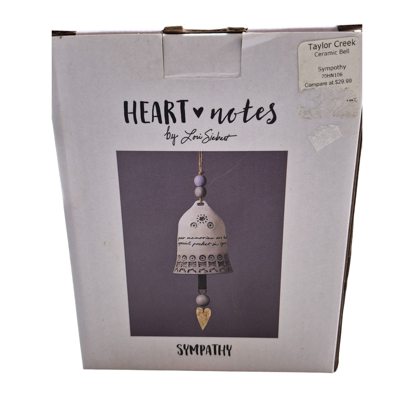 Taylor Creek Sympathy Bell Heart & Notes By Lori Siebert