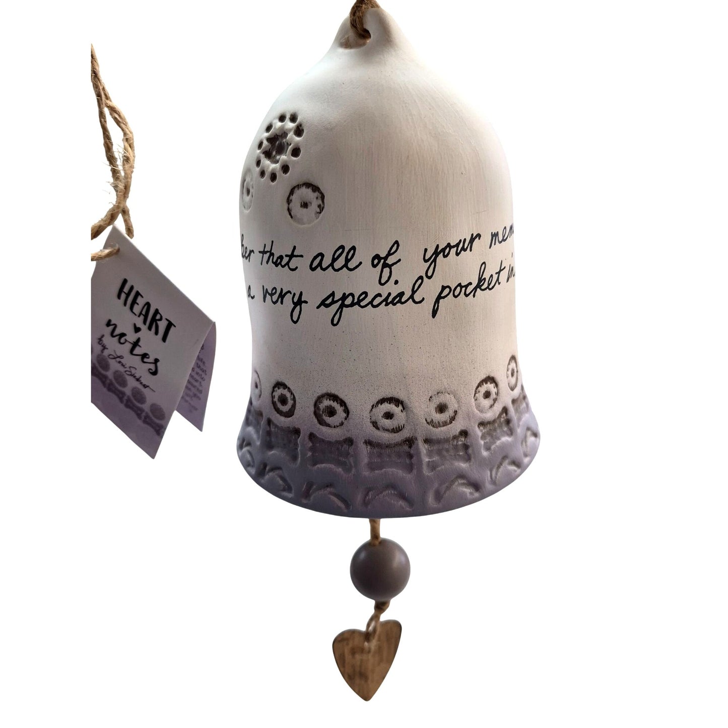 Taylor Creek Sympathy Bell Heart & Notes By Lori Siebert