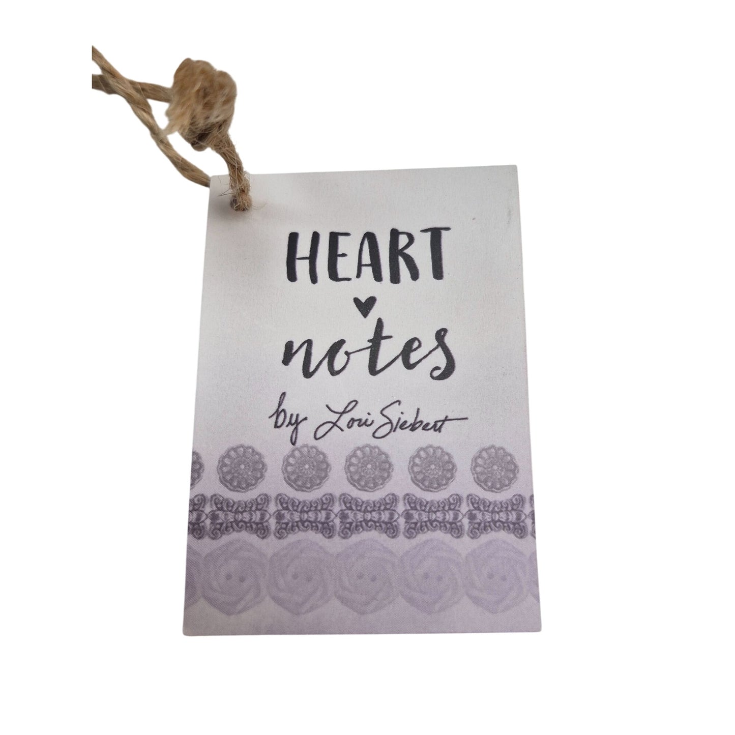 Taylor Creek Sympathy Bell Heart & Notes By Lori Siebert