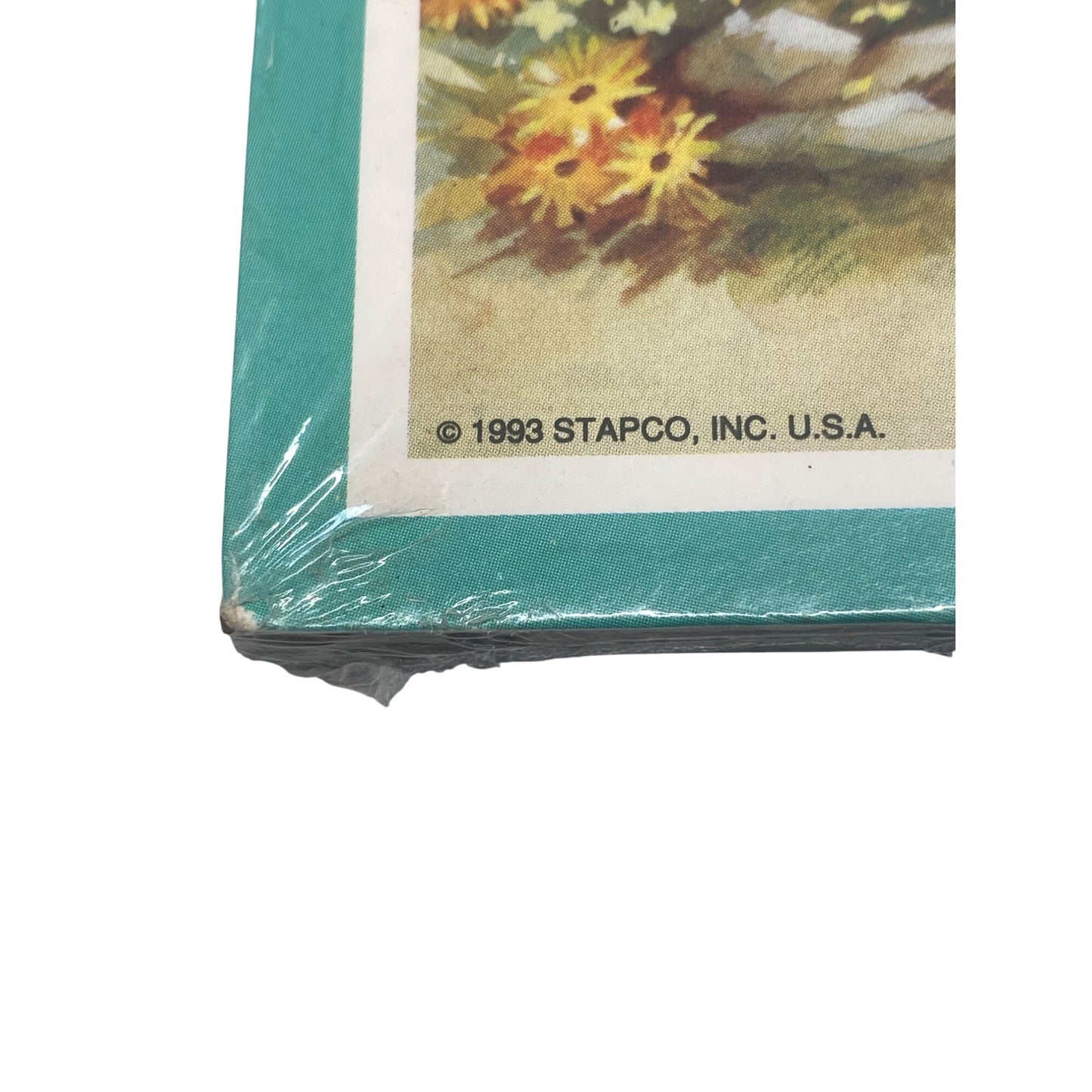 Vintage 1993 Stapco Inspirational Wall Art Print With Religious Quote & Scenic Design