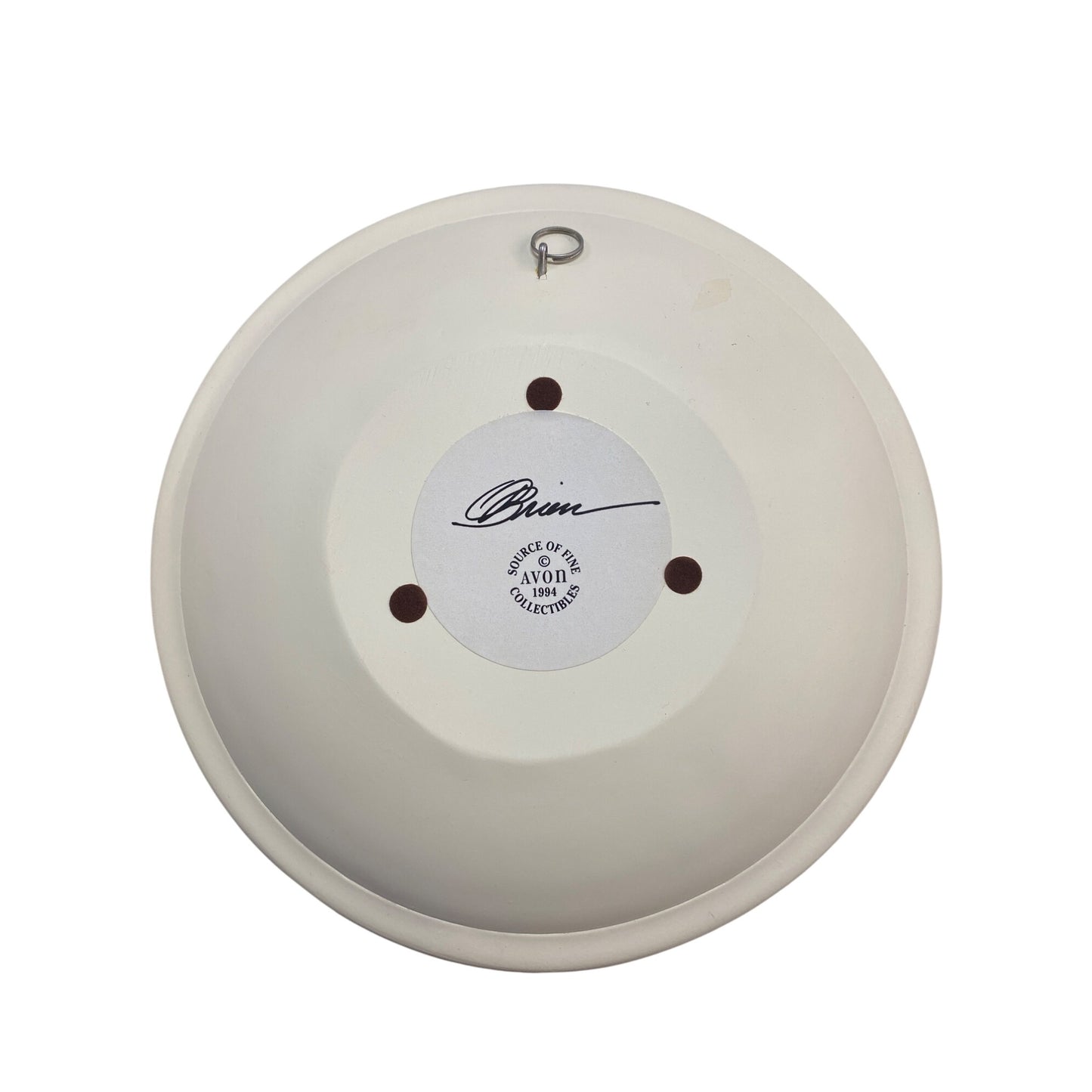 Decorative Avon 1994 Collectible Plate With Floral & Bird