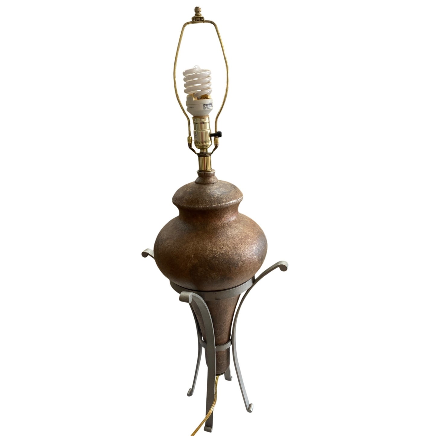 Rustic Brown Table Lamp