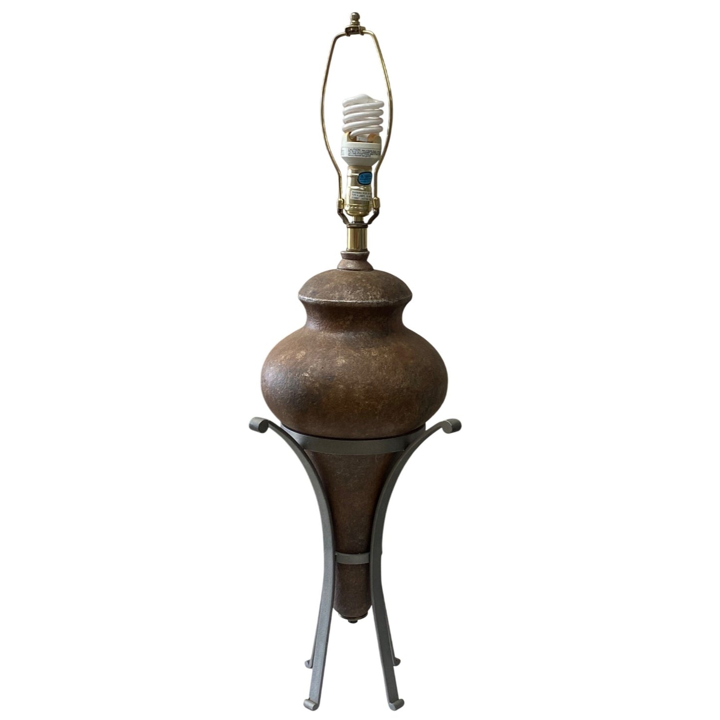 Rustic Brown Table Lamp