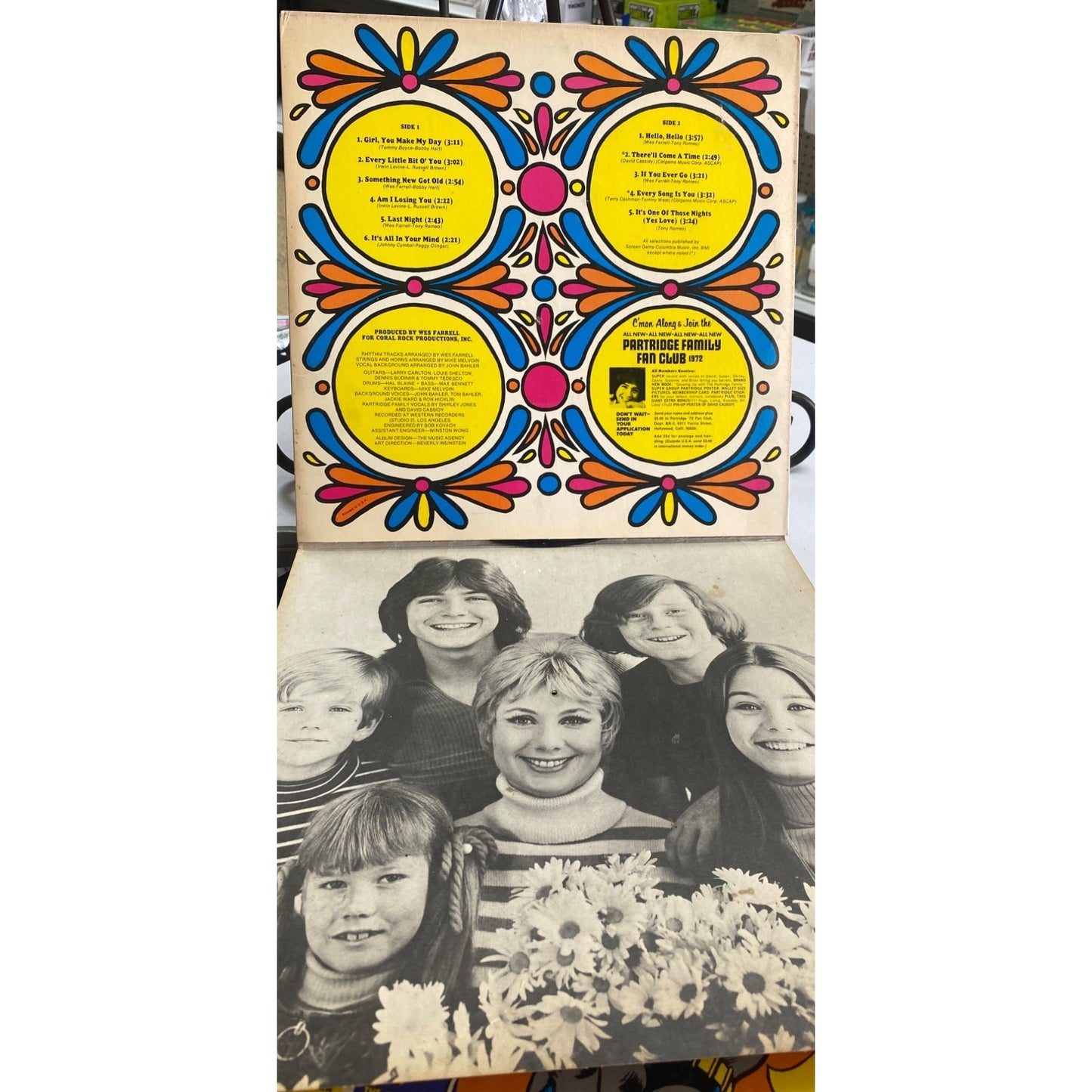 The Partridge Family Shopping Bag Vinyl Record Album Bell 6072 1972