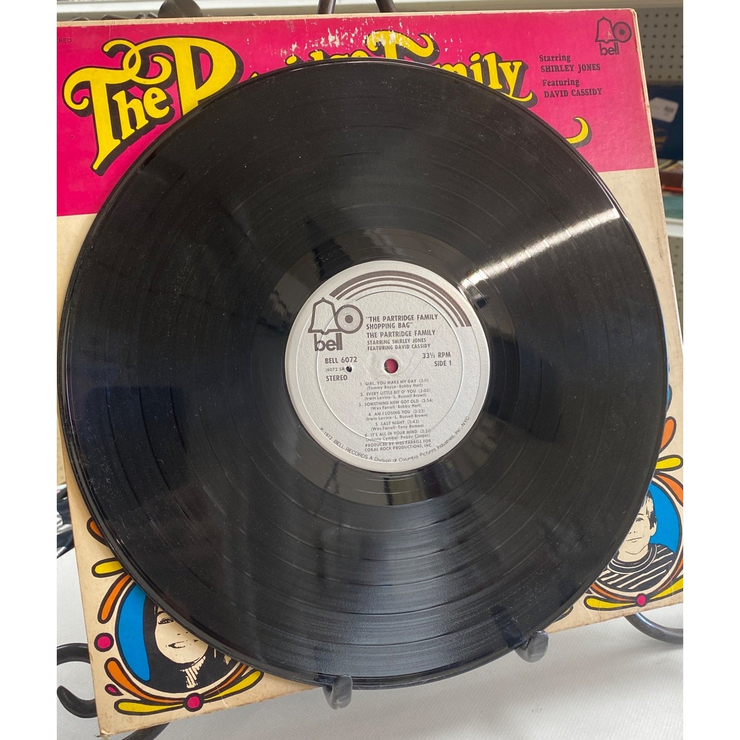 The Partridge Family Shopping Bag Vinyl Record Album Bell 6072 1972