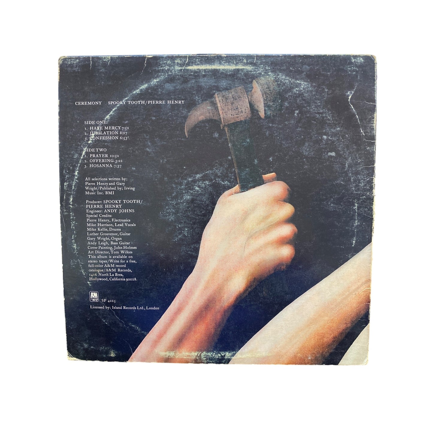 Spooky Tooth "Ceremony" Vinyl LP Album Stereo A&M Records