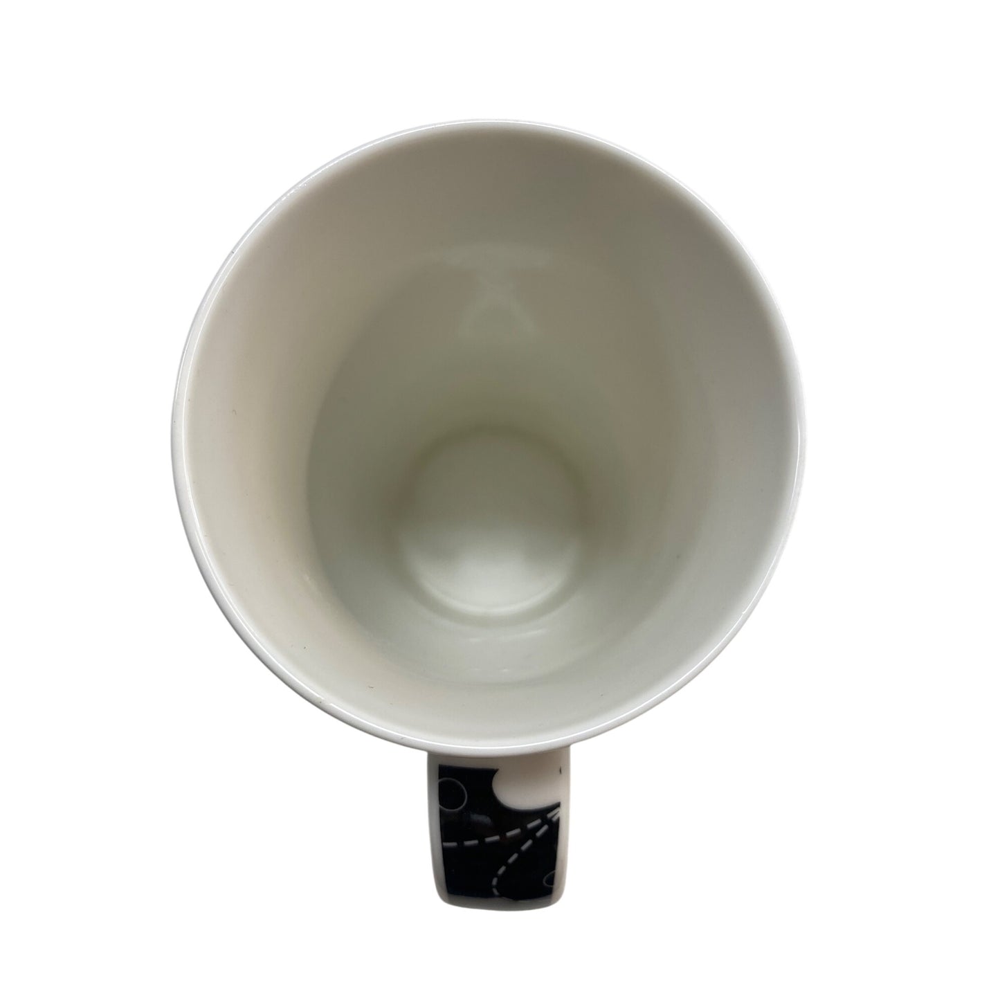 Maxwell & Williams Daisy May Fine China Mug Black & White Floral Pattern Dishwasher & Microwave Safe