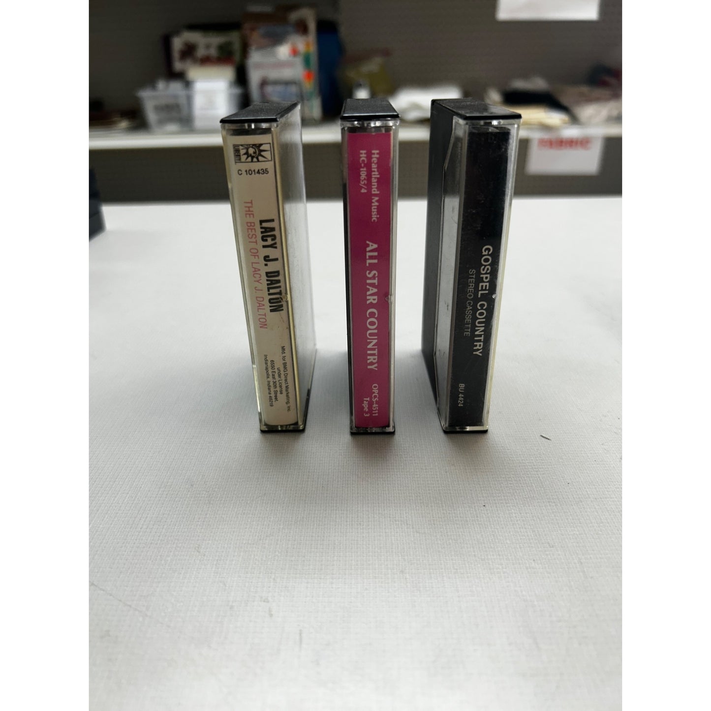 Set Of 3 Country Music Cassette Tapes - Lacy J. Dalton All Star Country Gospel Country Compilation