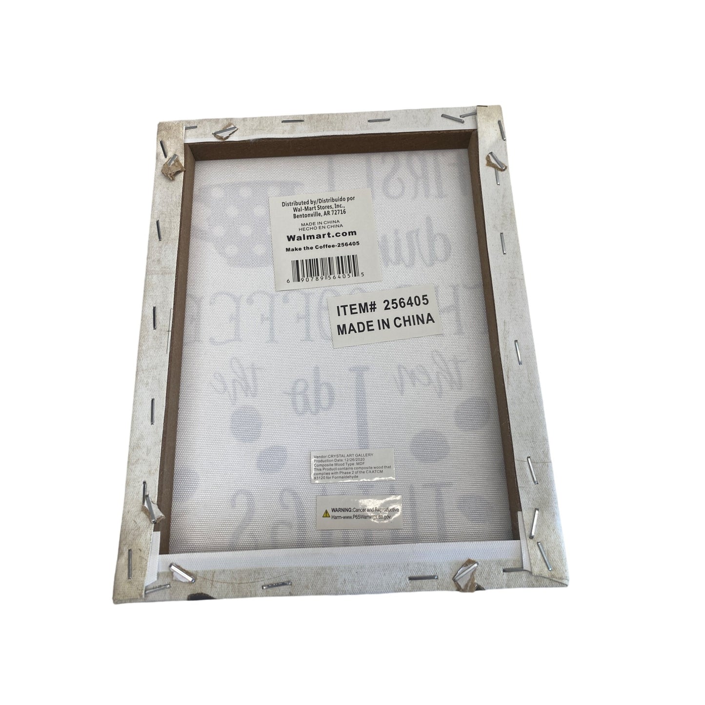 First I Drink The Coffee Then I Do The Things Canvas Wall Art