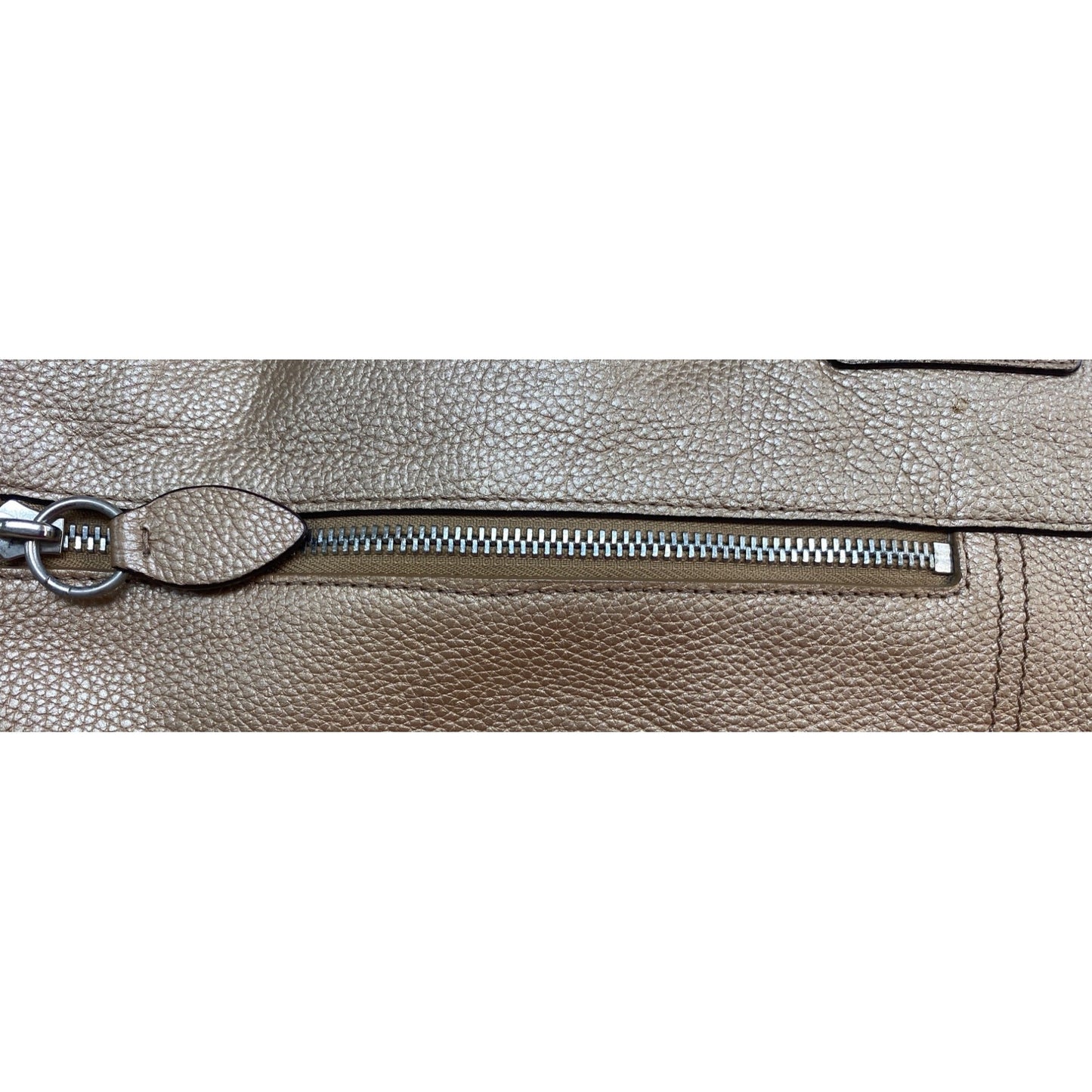 Coach Metallic Gold Leather coach Bag