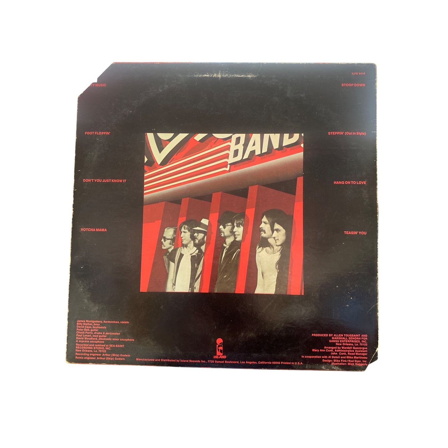 James Montgomery Band Vinyl Record Album