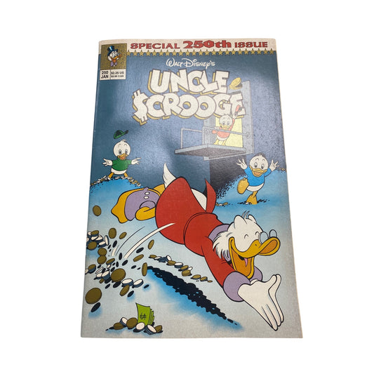 Uncle Scrooge Comic Book Special 250th Issue January 1991 Vintage Collectible