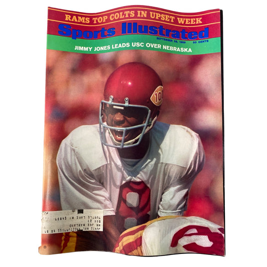 Vintage Sports Illustrated Magazine Jimmy Jones USC Sept 29 1969 Collectible Memorabilia