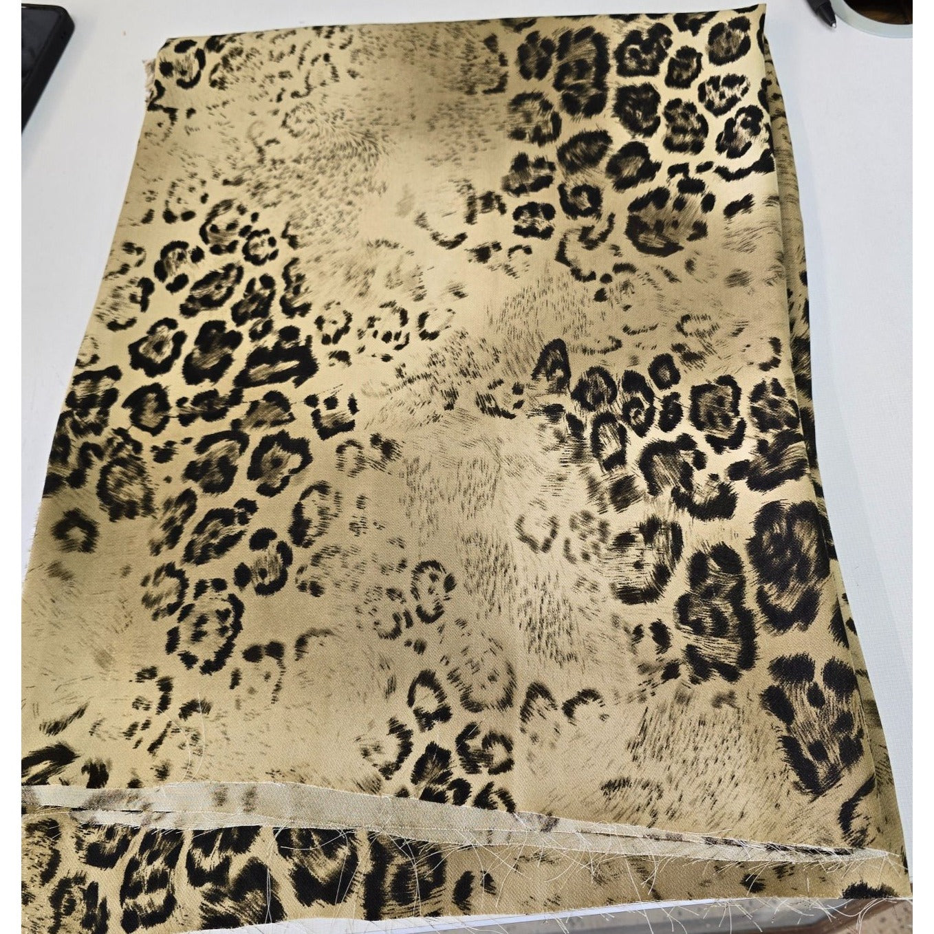 Animal Print Fabric Leopard Pattern 58" W X 37" L