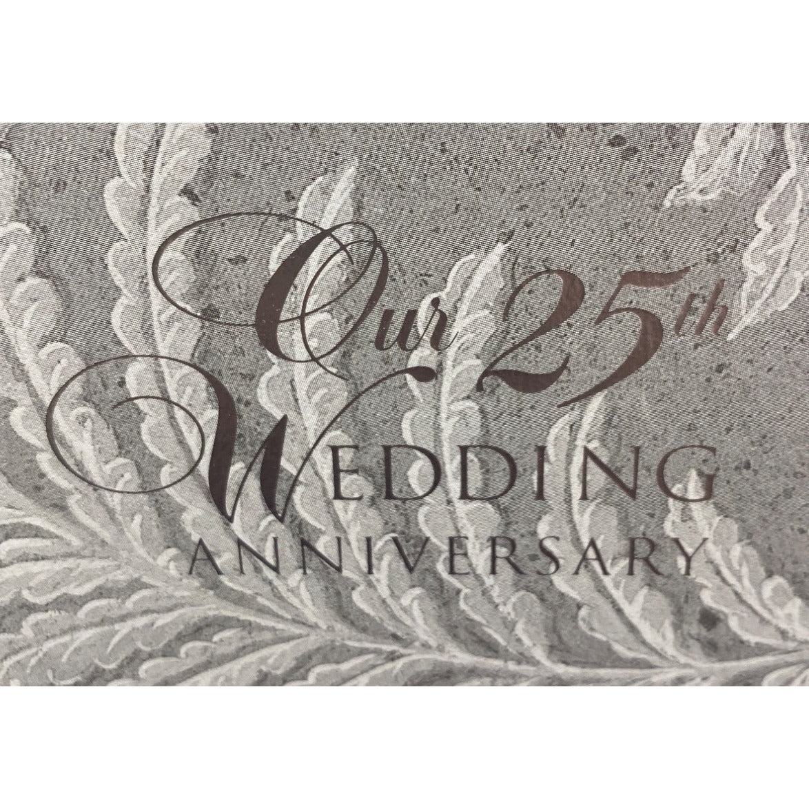 Our 25th Wedding Anniversary