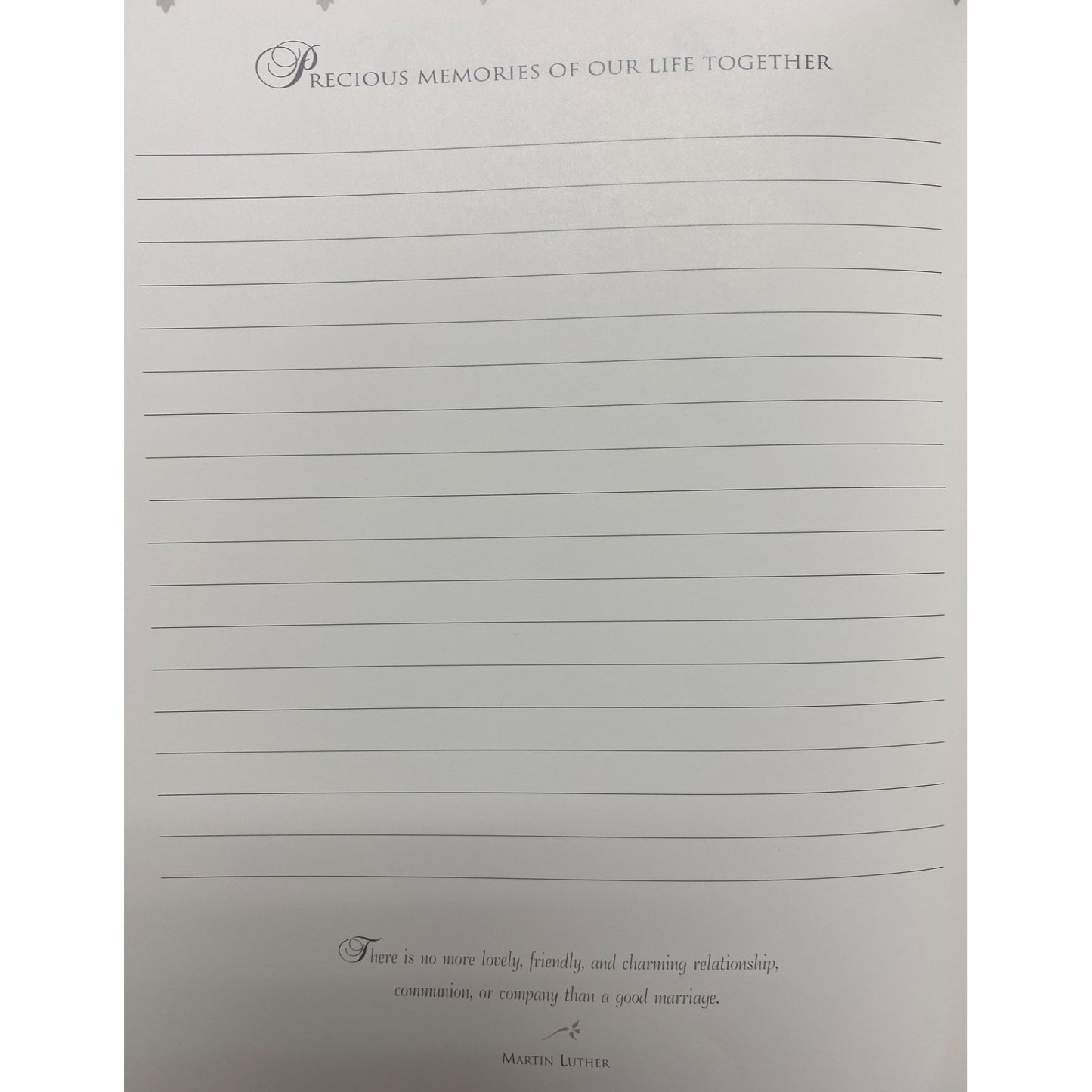 Our 25th Wedding Anniversary